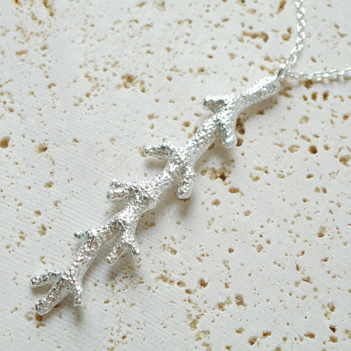 SALE】SV925 sea creatures～珊瑚のネックレス(大) ネックレス