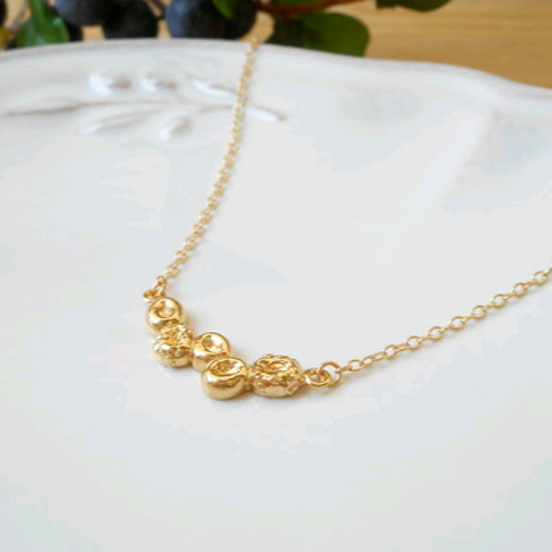 SALE】プチ・ベーグルのネックレス ゴールドカラー ネックレス