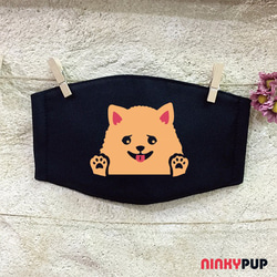 【博美犬Pomeranian】手工反光口罩 冬季保暖小物 NINKYPUP 第1張的照片