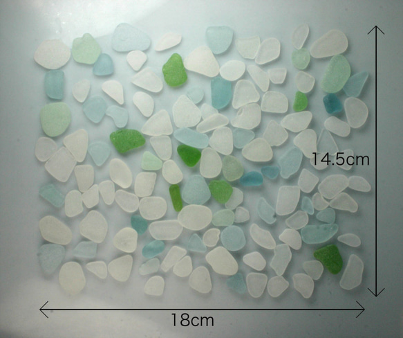 シーグラス(1〜2cm角) 100g 3枚目の画像