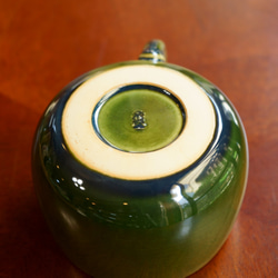 8.5×6.3ｃｍ　緑釉　マグカップ（小） 4枚目の画像