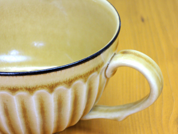 黄瀬戸　スープカップ 2枚目の画像