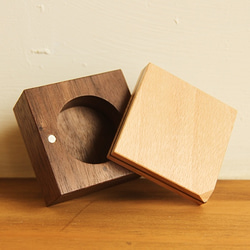 【あす楽対応商品】アンダーアングルシリーズ/木製リングボックス - エレガントなクラシック 3枚目の画像