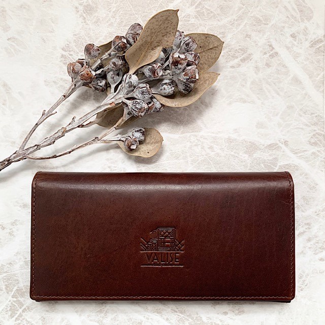 英国デザインValise長財布II ロイヤルブラウン