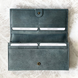 British Design Valise Long Wallet II 劍橋藍 第5張的照片