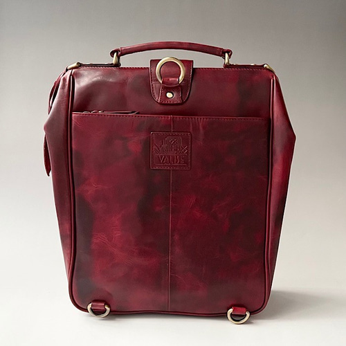 英国デザイン 3way Tall ドクターズ ブラックチェリー リュック