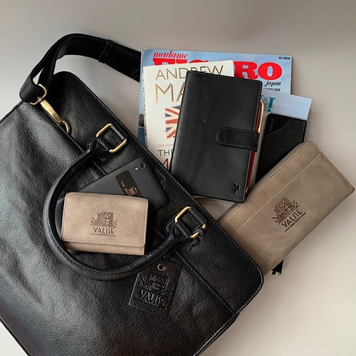 3way 英国デザイン 牛革かばん Valise バリス　ドクターズ ブラック 英国デザイン牛革かばんValiseミニビジネス イートンブラック