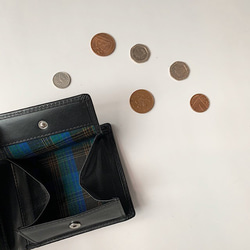 【限定商品】英国デザインValise二つ折り財布 サファイヤブルーII 6枚目の画像