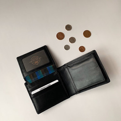 【限定商品】英国デザインValise二つ折り財布 サファイヤブルーII 7枚目の画像