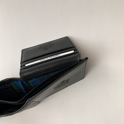 【限定商品】英国デザインValise二つ折り財布 サファイヤブルーII 10枚目の画像