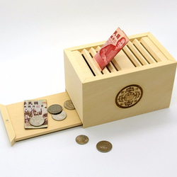 | 木樂館∥幸福美滿存願箱 Wooden Coin Bank 第4張的照片