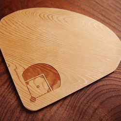 | 木樂館∥原木棒球場滑鼠墊 Wooden Mousepad 第2張的照片