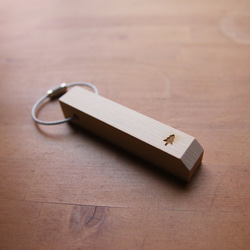 | 木樂館∥原木小樹鋼索鑰匙圈 Wooden Key Holder 第1張的照片