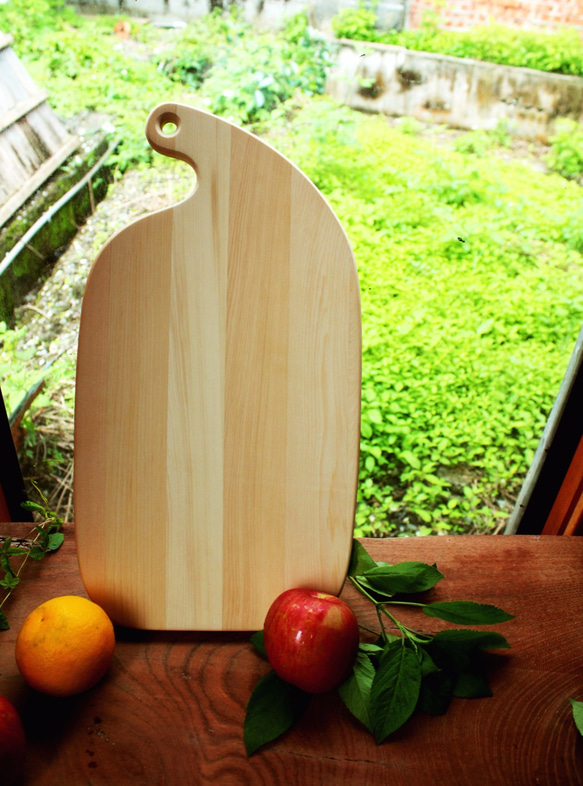 | 木樂館∥弧形把手砧板 Wooden Cutting Board 第3張的照片