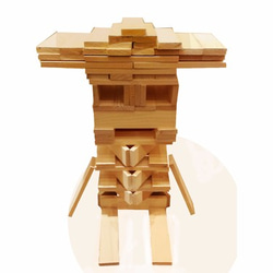 | 木樂館∥原木力學式積木(紙盒裝100入) Wooden Building Block 第2張的照片