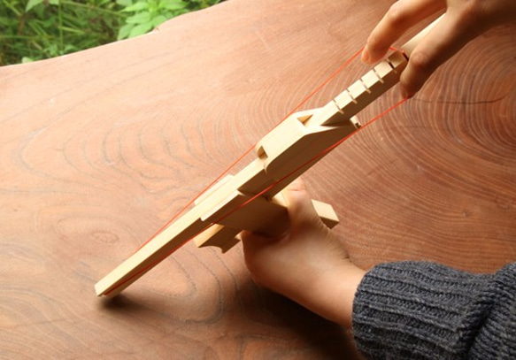 | 木樂館∥六連發橡皮筋玩具槍 DIY Wooden Rubber Band Toy Gun 第5張的照片
