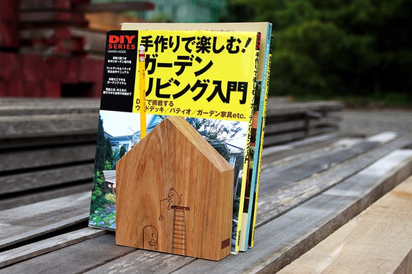 | 木樂館∥櫸木_書房書擋 House Bookend 第1張的照片