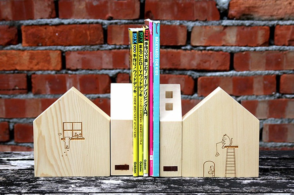 | 木樂館∥扁柏_書房書擋 House Bookend 第1張的照片