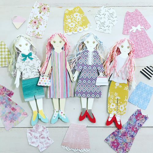 三世代で楽しめる！着せ替え人形セットマグネットタイプ