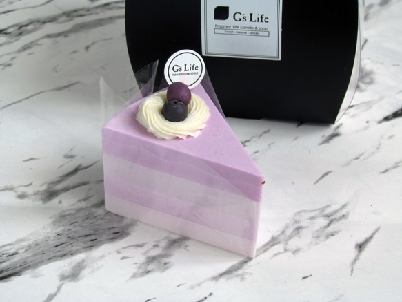 【G’s Life 居事‧生活】切片蛋糕香皂禮盒─微酸藍莓 第4張的照片