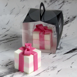 【G’s Life 居事‧生活】單入蛋糕香皂禮盒─粉紅緞帶 第4張的照片