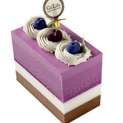 單入蛋糕香皂禮盒─藍莓可可 第1張的照片
