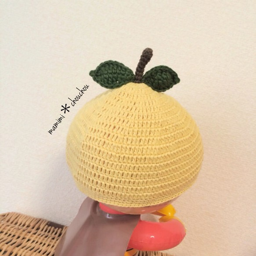 1年中かぶれる♡コットンで編んだ ゆずっこ帽子 帽子(ベビー・キッズ