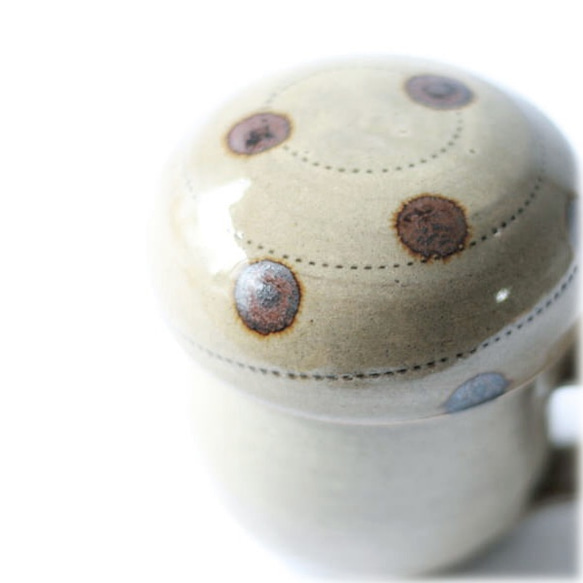 蘑菇杯小號（棕色）小石原燒山丸窯 第5張的照片