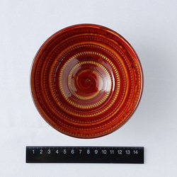 めし碗 赤(大) 小石原焼 マルワ窯 4枚目の画像