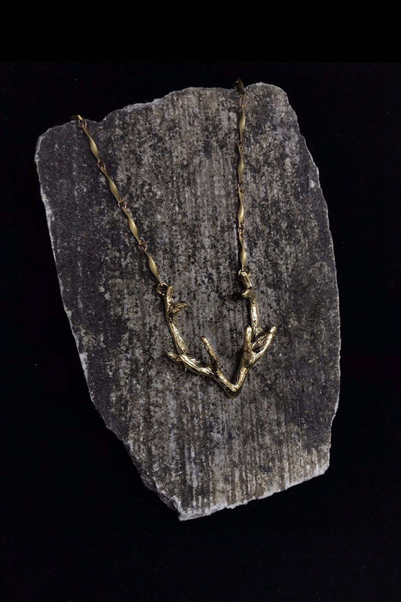 Cervidae - 925 silver necklace | handmade 2枚目の画像