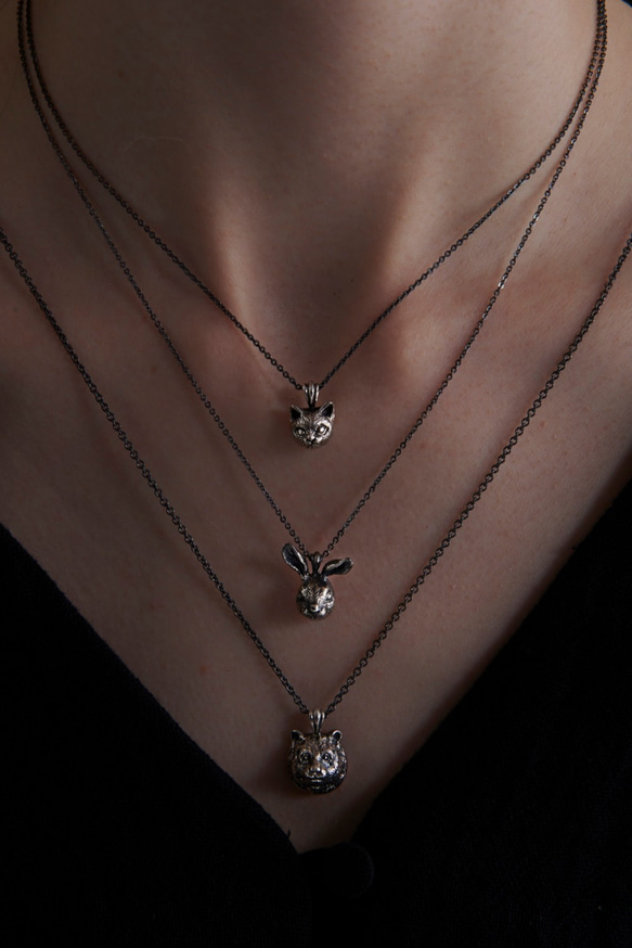 Ursidae .925 Silver necklace 1枚目の画像