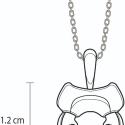 生物學/Dorcus titanus sika 925純銀項鍊 第5張的照片