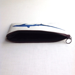 設計款TS139 - 【純棉帆布】長尾鯊筆袋 第3張的照片