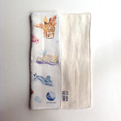 設計款NB179 - 【海蛞蝓印花】無染純棉方巾 第3張的照片