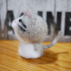 羊毛フェルト　　猫 2枚目の画像