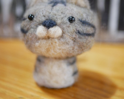 羊毛フェルト　ゆかぴょん(^_^)ページ 羊毛フェルト 猫 羊毛フェルト apricot 通販 10032829｜Creema