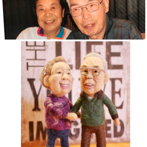 羊毛フェルト そっくりドール こけしタイプ 【オーダーメイド】 羊毛