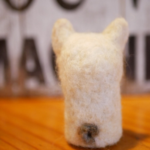 羊毛フェルト フレンチブルドッグ 羊毛フェルト apricot 通販 5380843