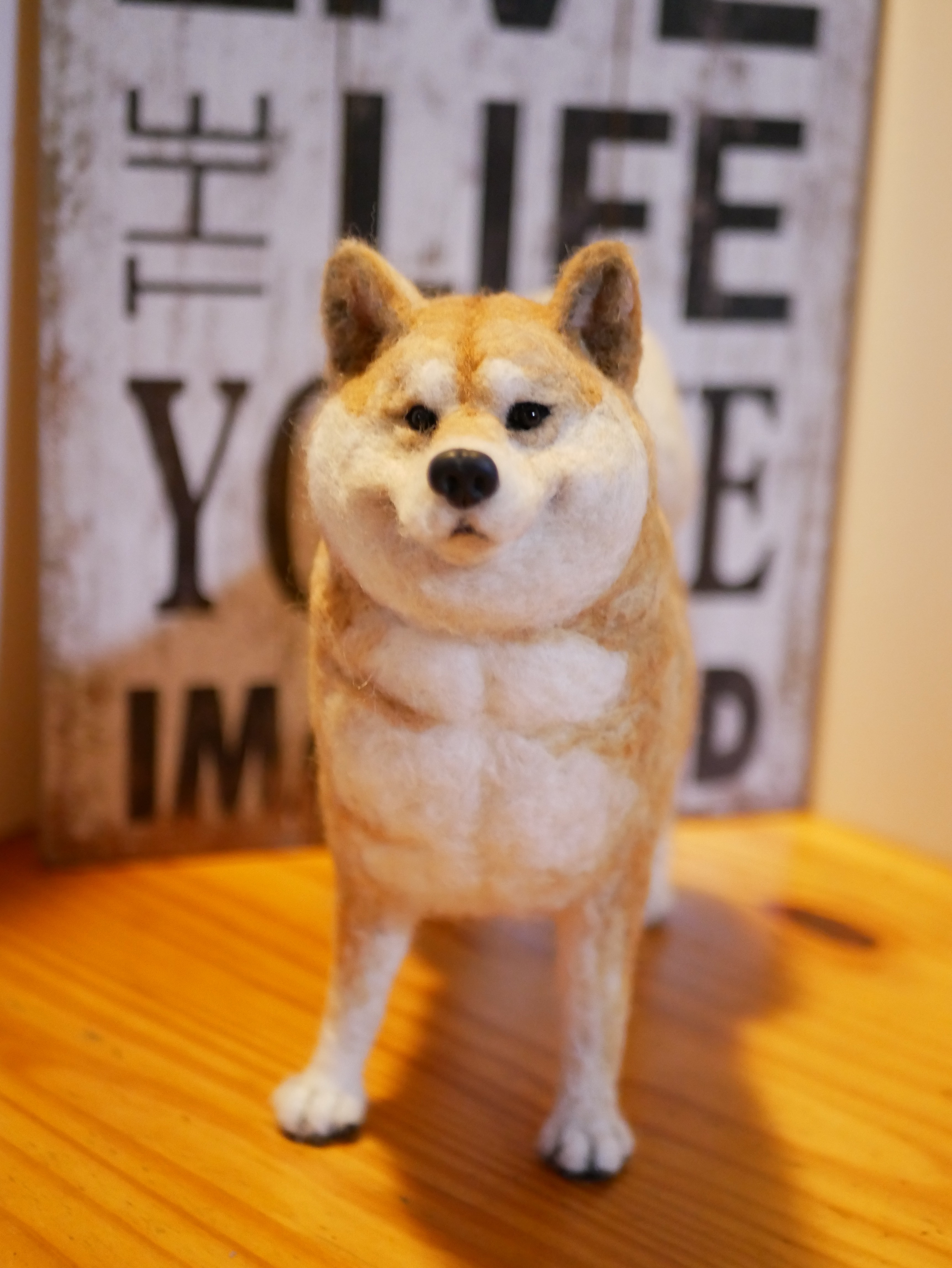 羊毛フェルト　柴犬 Shiba Inu