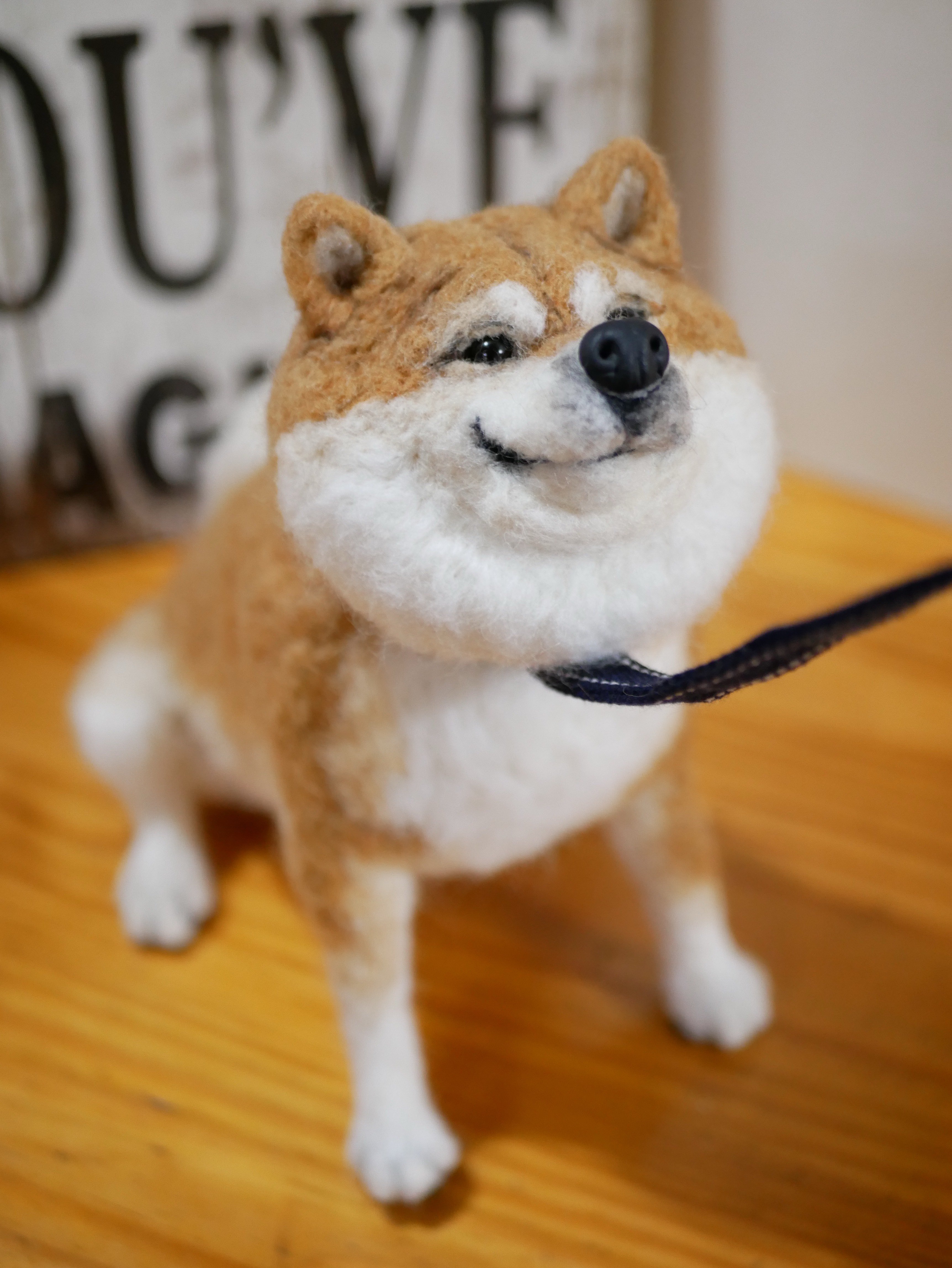 羊毛フェルト 柴犬 羊毛フェルト apricot 通販 8847503｜Creema