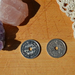 幸せを呼ぶ♡Danish coin bracelet♡　ハートが描かれた北欧デンマークのコイン 2枚目の画像
