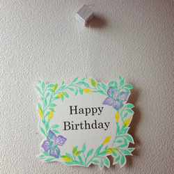 Wreath-Card♢Happy Birthday 3枚目の画像