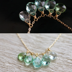 tsubu : Green Tourmaline（necklace） 2枚目の画像