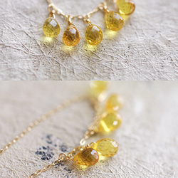tsubu : Yellow Sapphire（necklace）黃色藍寶石項鍊 第2張的照片