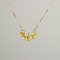 tsubu : Yellow Sapphire（necklace）黃色藍寶石項鍊 第5張的照片