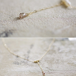 Brown Diamond & Pearl（necklace） 第3張的照片