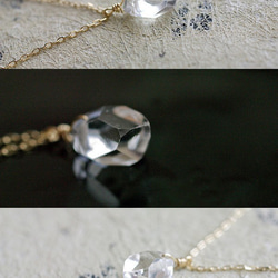 namida : Herkimer Diamond no.1（necklace）ハーキマーダイヤモンド 3枚目の画像