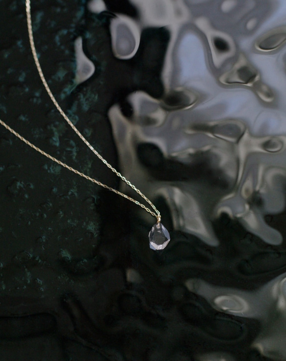 namida : Herkimer Diamond no.1（necklace）ハーキマーダイヤモンド 6枚目の画像