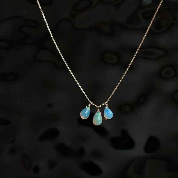 tsubu : Water Opal（necklace）ウォーターオパール 1枚目の画像