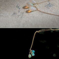 tsubu : Water Opal（necklace）ウォーターオパール 2枚目の画像